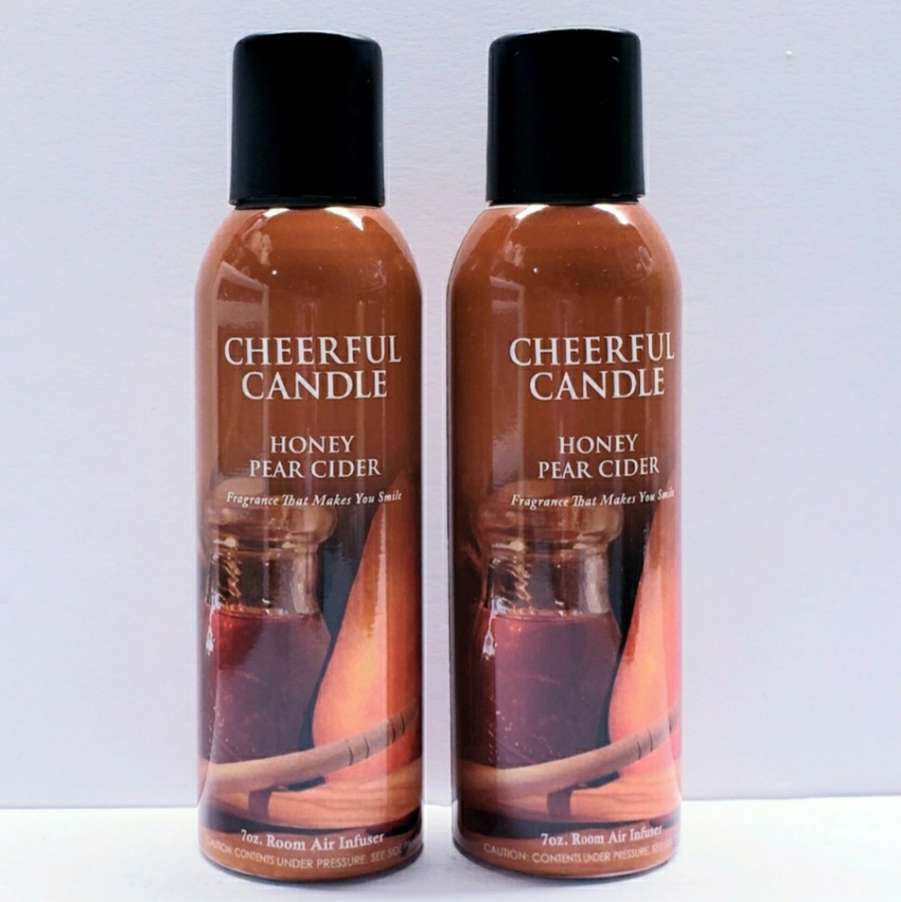 A Cheerful Giver HONEY PEAR CIDER Room Air Infuser, 7 oz (2 pcs)